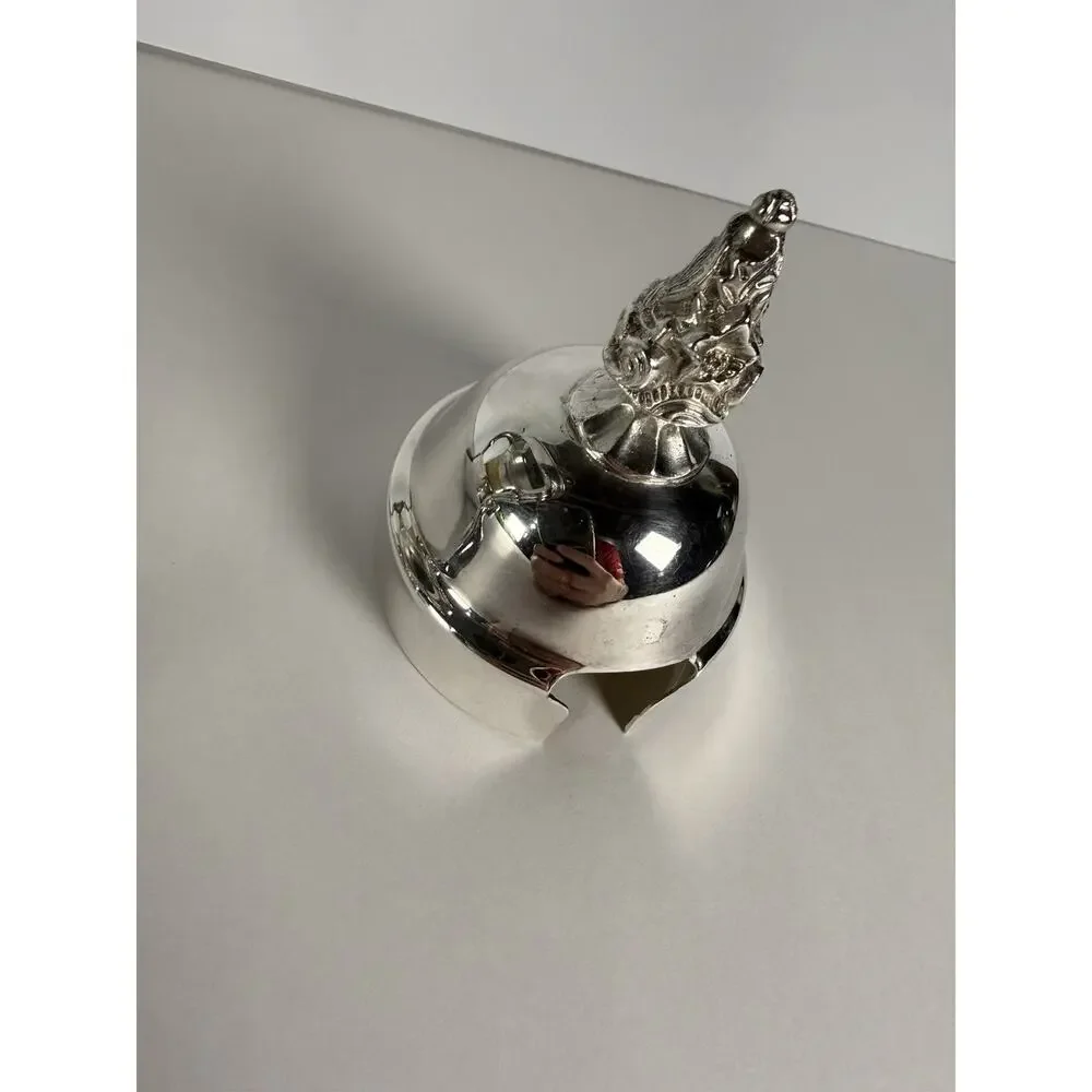 VTG Raimond Silver Plated Coffee/tea Glass Carafe On Footed Stand w/ Orig Candle